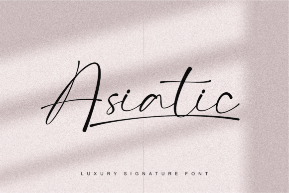 Asiatic Signature Script: A Timeless Touch of Elegance