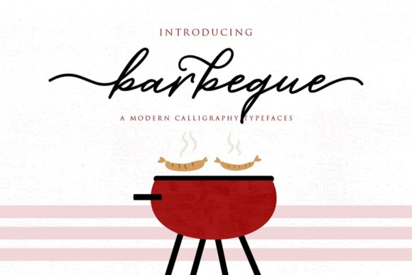 Barbeque Script: A Delicate Font for Elegant Design