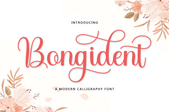 Bongident Script: Elevating Creativity with a Playful, Professional Font