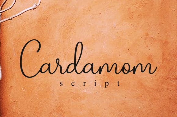 Cardamom Script: A Timeless Handwritten Font for Creative Projects