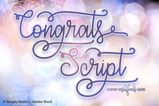 Congrats Script: Elevate Your Designs with Elegance