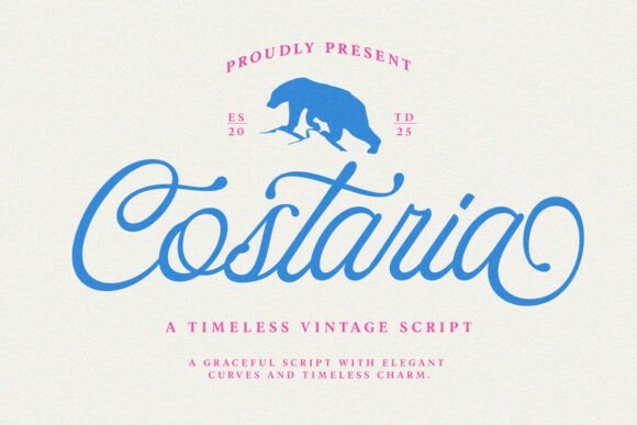 Costaria Script: Elevating Design with Modern Elegance