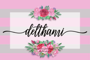 Delthami Script: A Modern Handwritten Font That Elevates Your Creativity