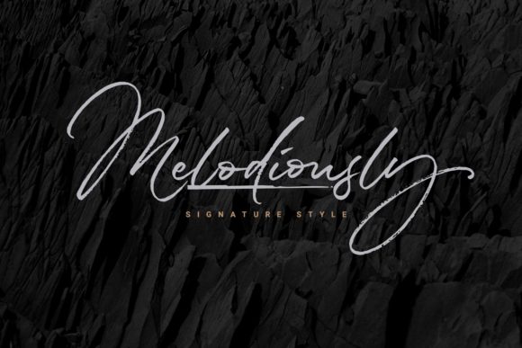 Discover the Beauty of Melodiously Script: A Timeless Handwritten Font for Creative Projects