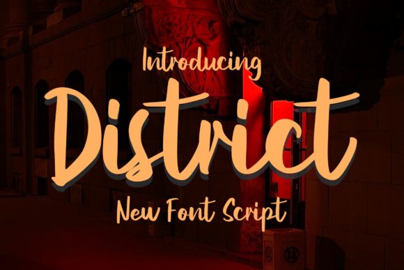 District Script: A Modern Font That Elevates Design Across Industries