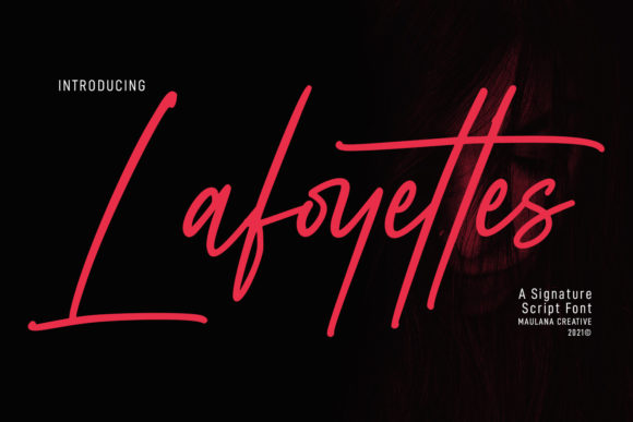 Lafoyettes Script: A Versatile Handwritten Font for Creative Expression