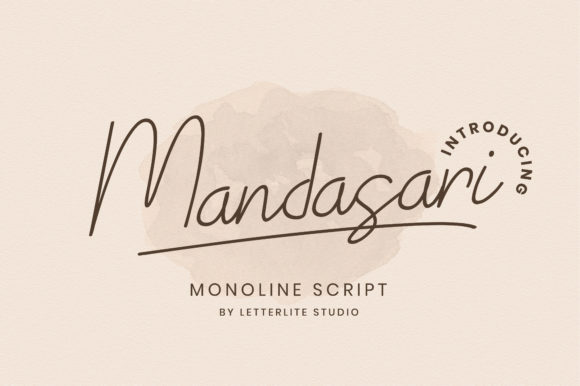 Mandasari Script: The Delicate Touch for Your Next Creative Project