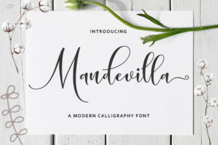 Mandevilla Script: A Font That Brings Love and Charm to Your Designs