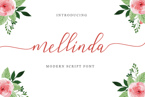 Mellinda Script: A Luxurious Calligraphy Font for Design Projects