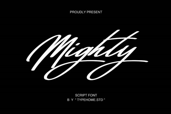 Mighty Script: A Versatile Font for Creative Projects