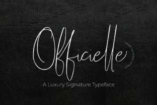 Officielle Script: A Modern Handwritten Font for Design