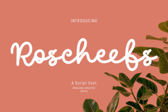 Roscheefs Script: A Font That Elevates Typography with Elegance and Versatility