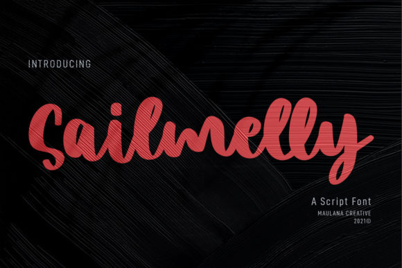 Sailmelly Script: A Romantic Font for Your Creations