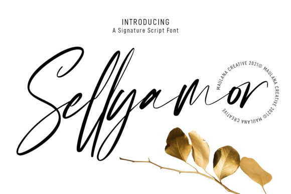 Sellyamor Script: A Handwritten Font That Adds Personality to Your Creations