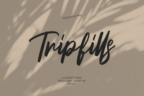 Tripfills Script: The Stylish Choice for Elegant Typography